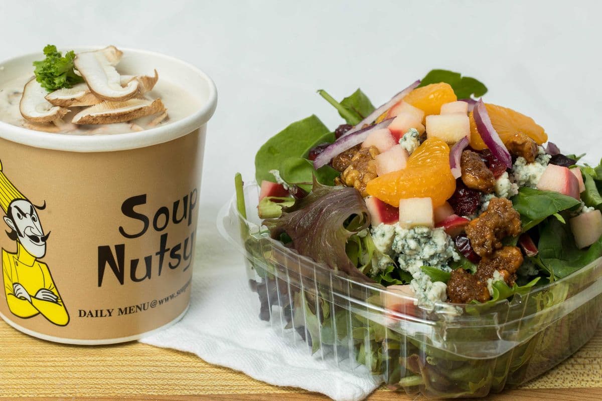 Cream of Shiitake Mushrooms Soup Combo