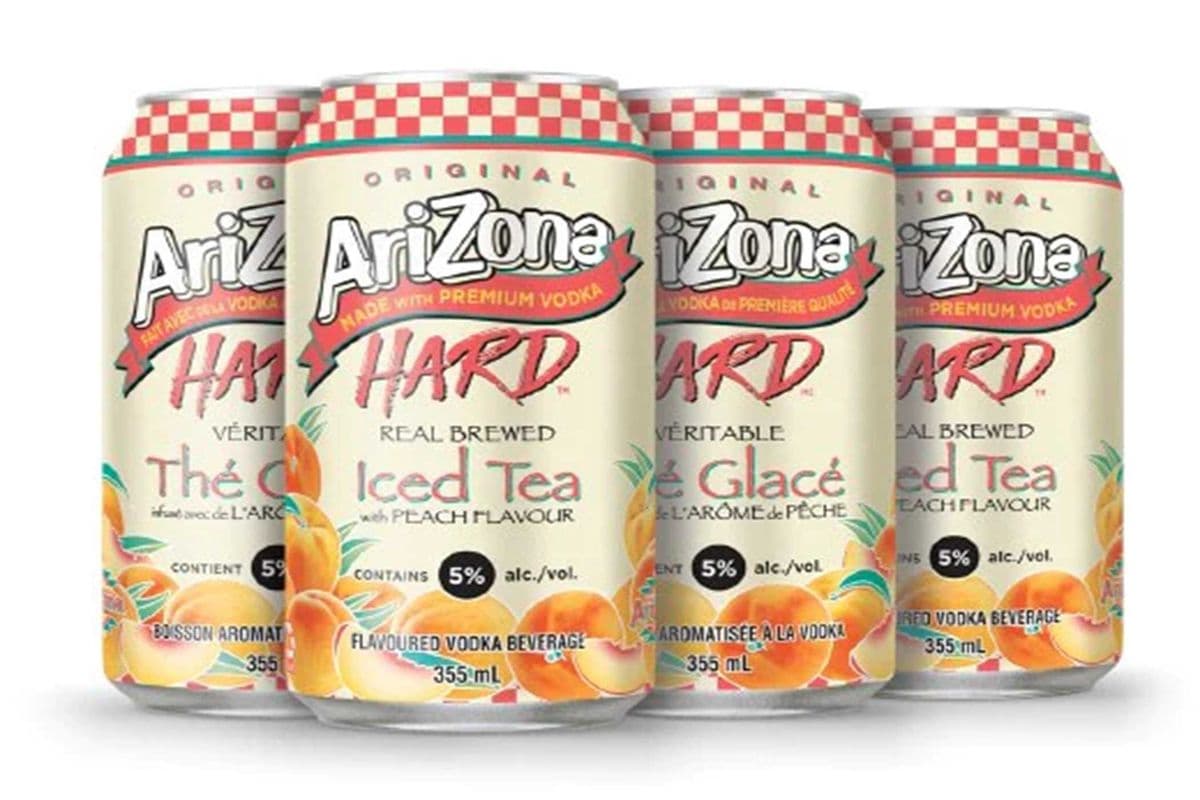 Arizona Hard Iced Tea Peach 6 CANS (6 x 355 ML)