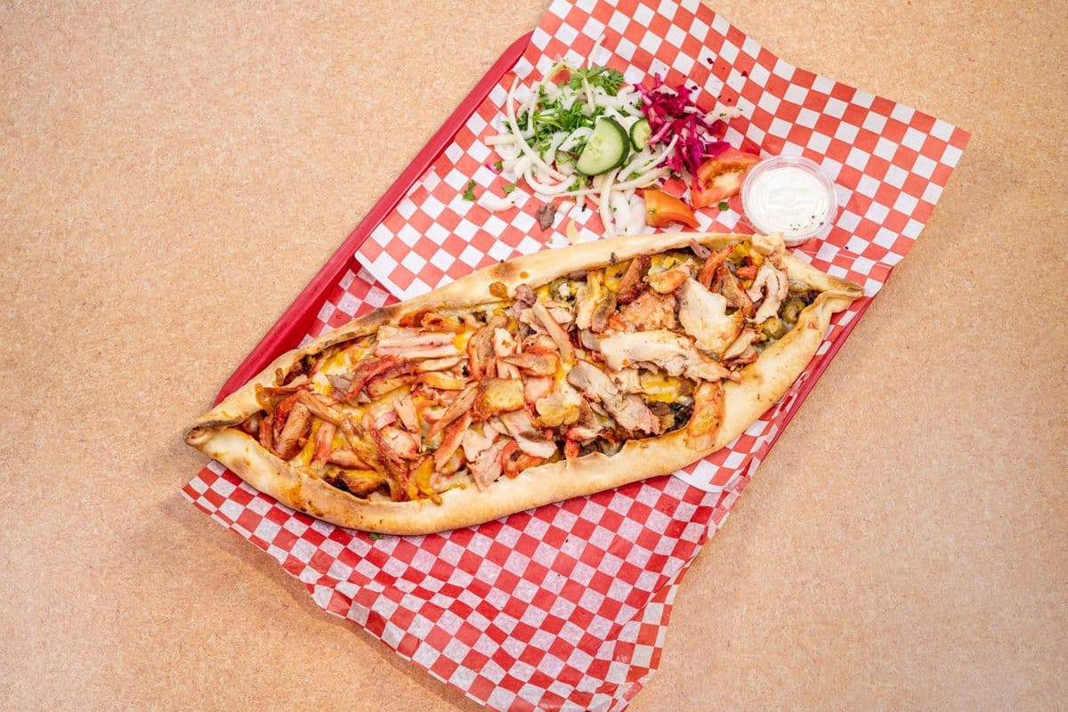 Turkish Style Chicken Pizza