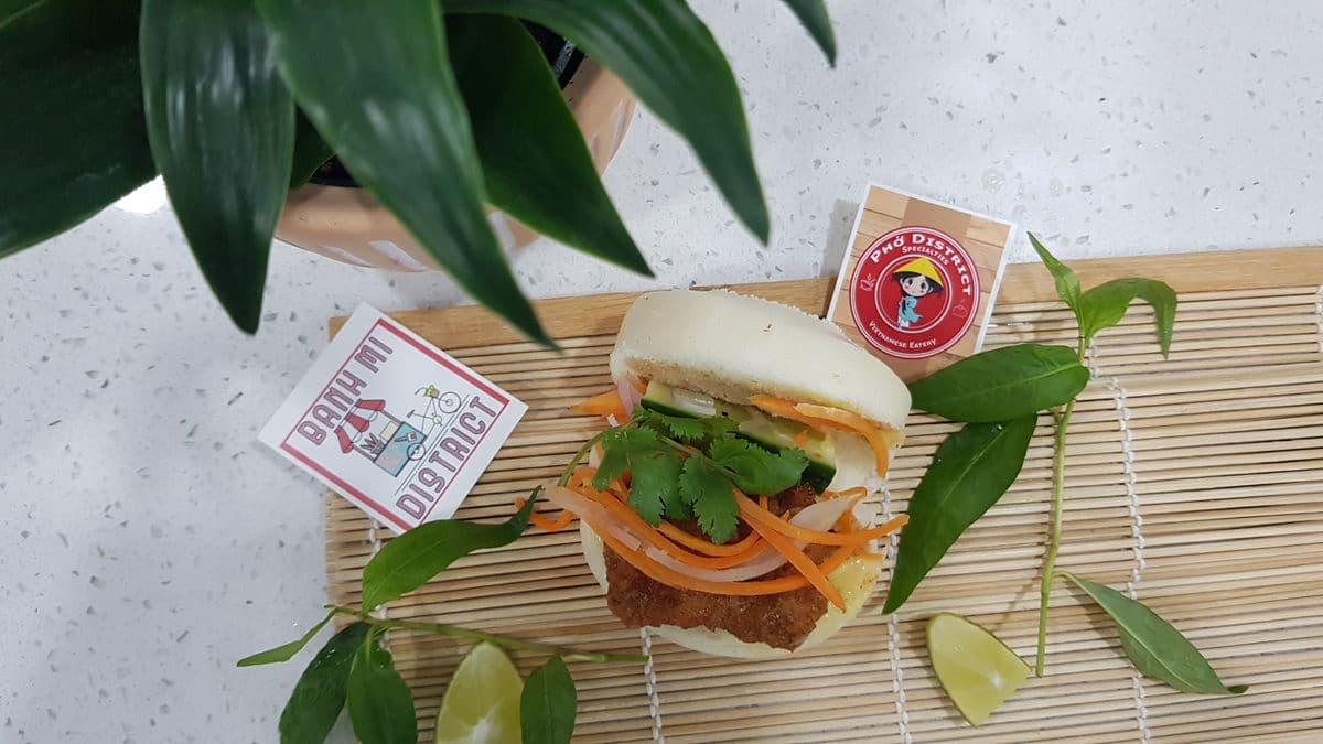 1336. Battered Fish Bao Burgers (2 pcs)