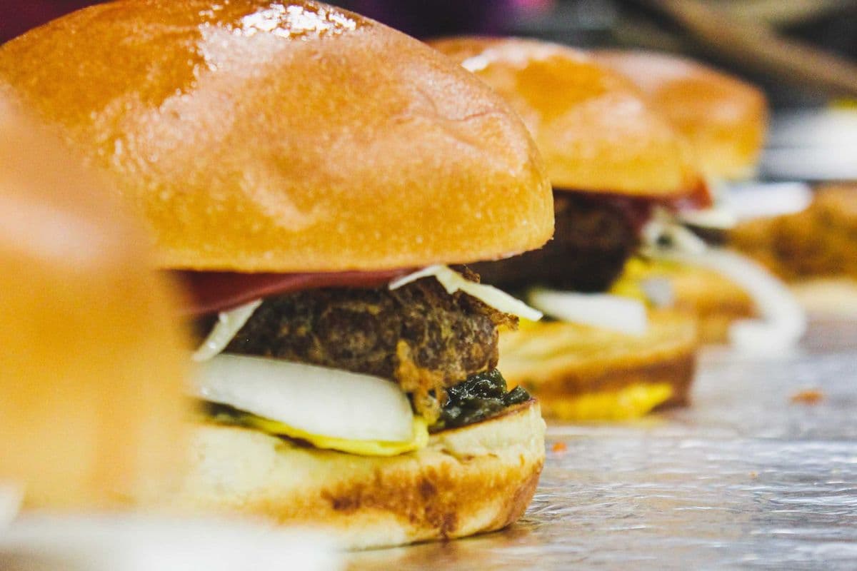 Bun Kabab (beef or vegetarian options)