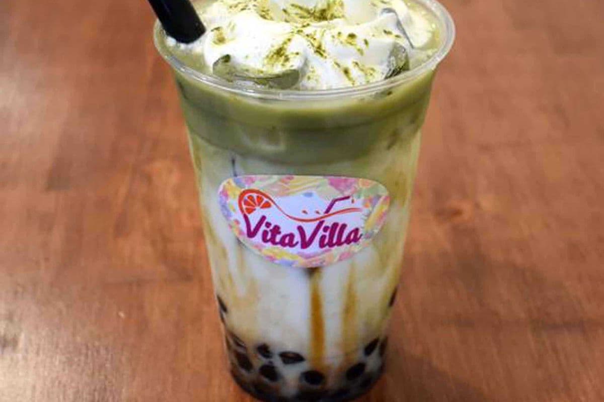 Organic Matcha Pearl Latte