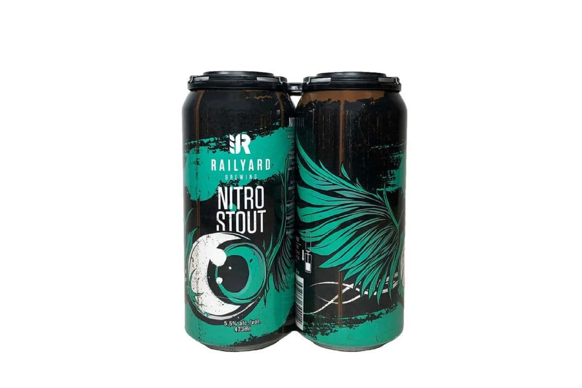 Railyard Nitro Stout (4 x 473 ml Cans)