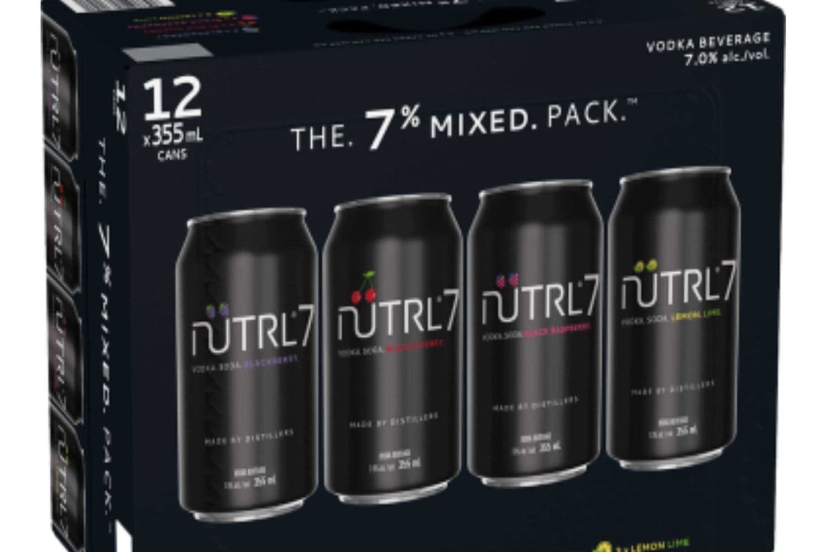 NUTRL 7% VODKA SODA MIXER 12*355ML (1 x 355ML)