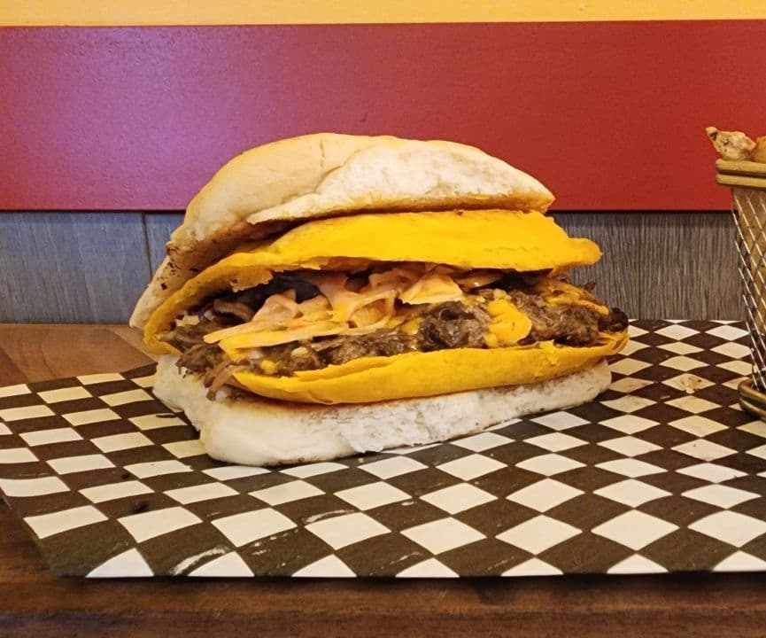 Stuffed Patty in Coco Bread