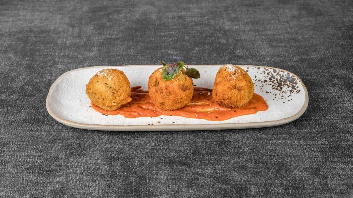 Bacon Cheese Rice Balls