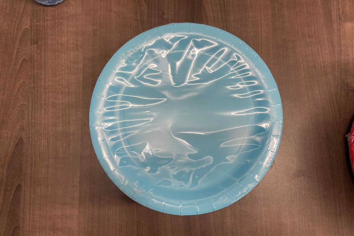 8 Plates Powder Blue 9" (8 Pack)