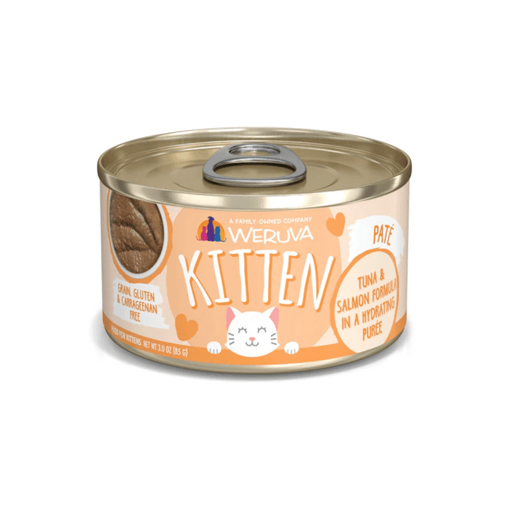 Weruva Wet Cat Food - Weruva Kitten Tuna & Salmon Formula Tuna & Salmon in a Hydrating Purée Canned (3 oz)