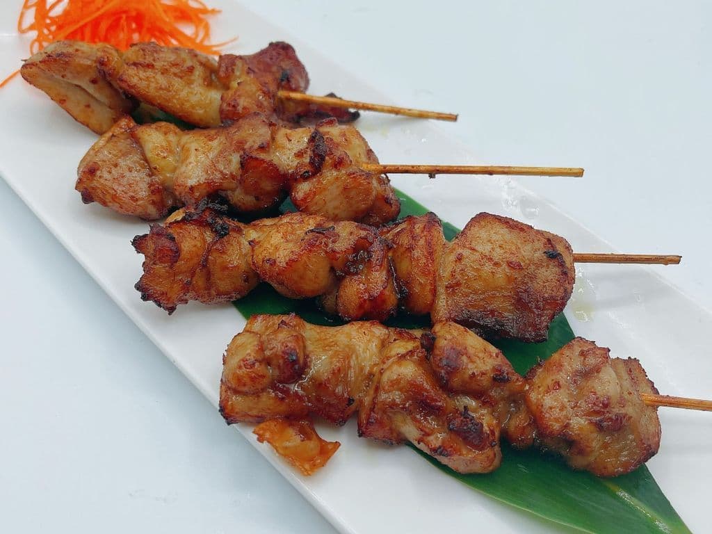 Satay CHK on Skewers