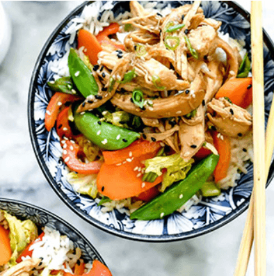 #084. Vegetable Teriyaki Rice Bowl (Double Veggie)