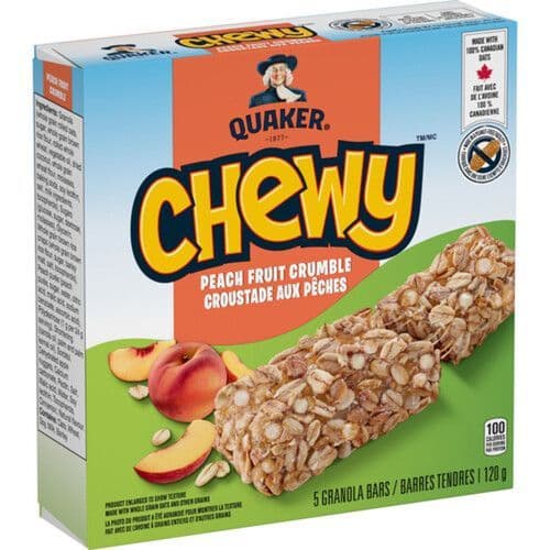 Quaker Chewy Peach Fruit Crumble 120g
