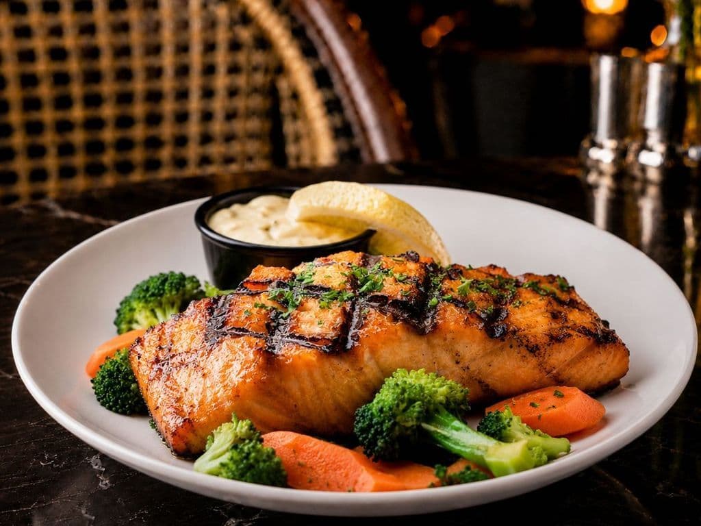 Saumon atlantique grillé / Grilled Atlantic Salmon