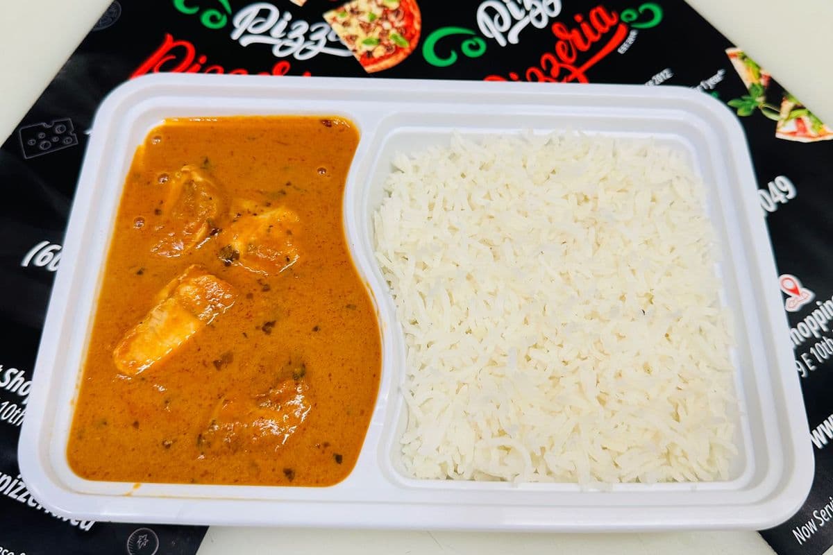 Butter Chicken or Paneer and Rice
