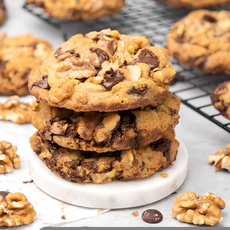 Chocolate Walnut Drop Cookie (V)