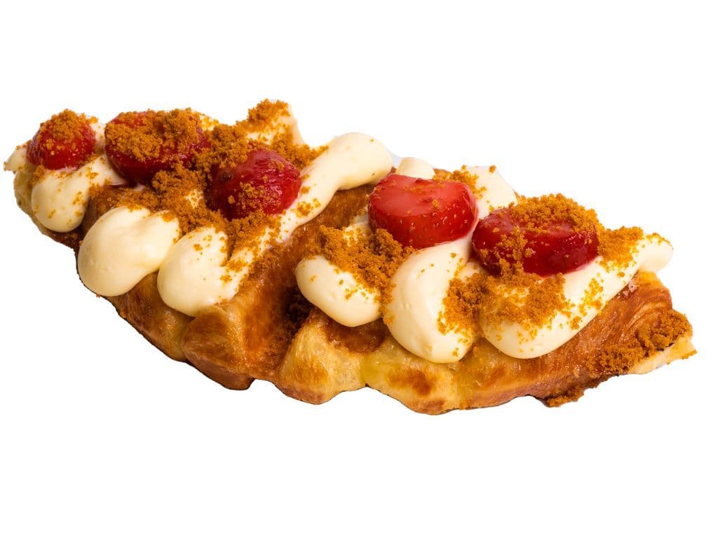 Strawberry Cheesecake Croffle