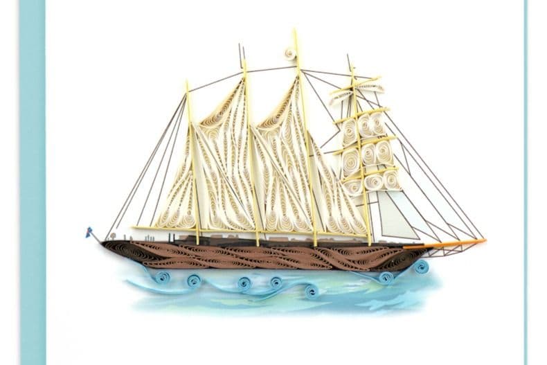 Schooner Card BL917