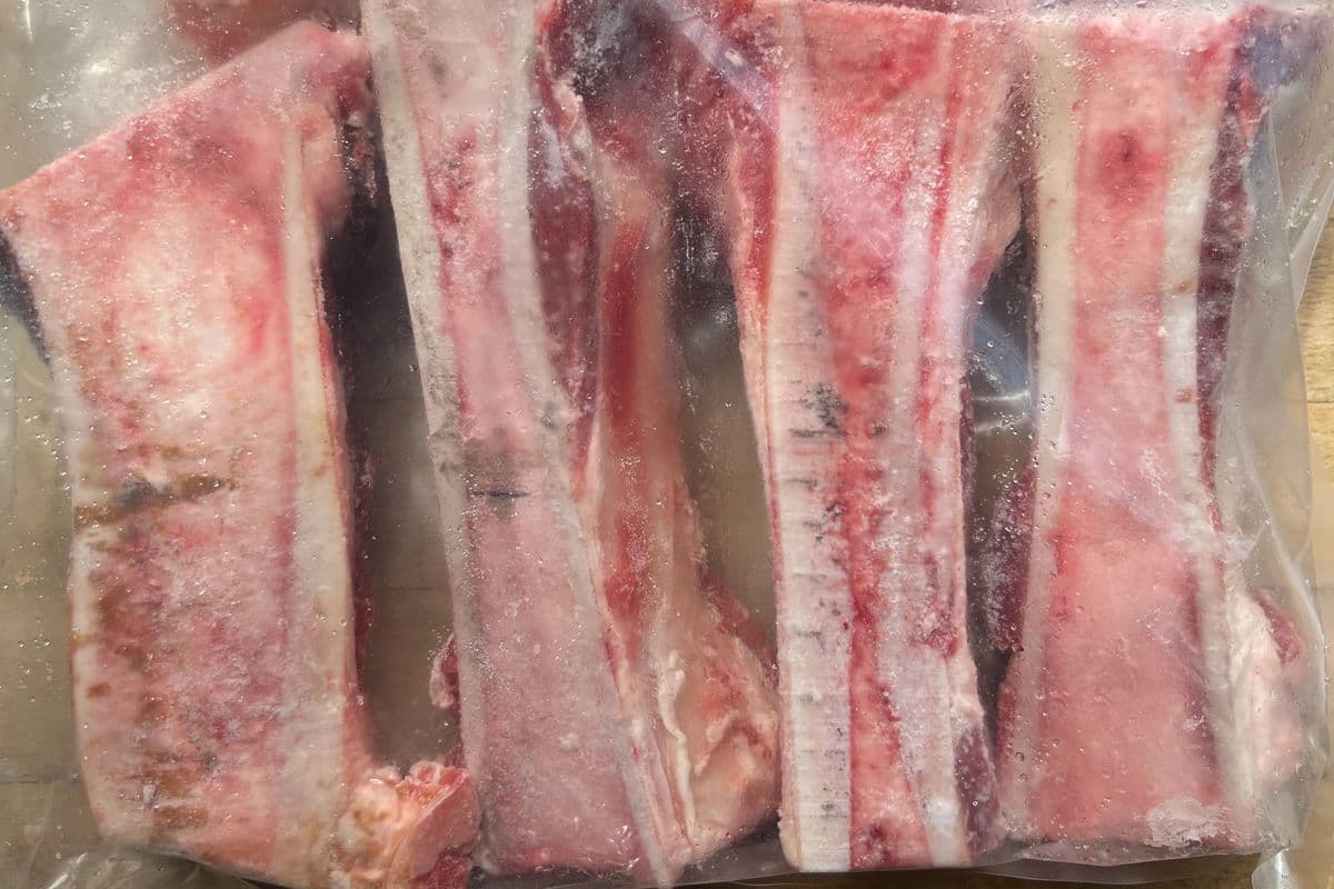 Organic Grass-Fed Beef Marrow Bones (5 Pack) (2.5 lbs)
