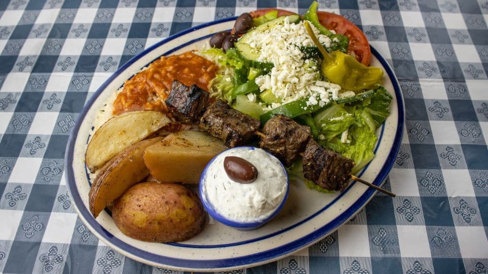 Beef Souvlaki Mykonos