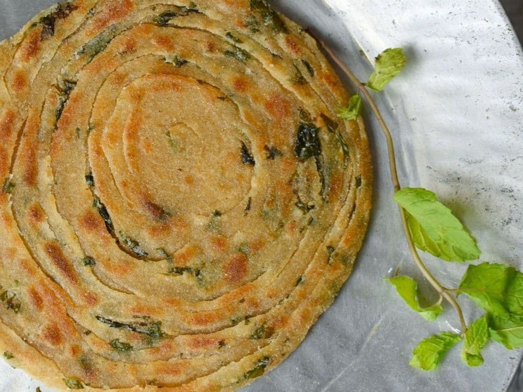 Pudina Paratha