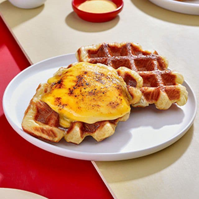 Creme Brûlée Croffle 奶油布蕾松饼