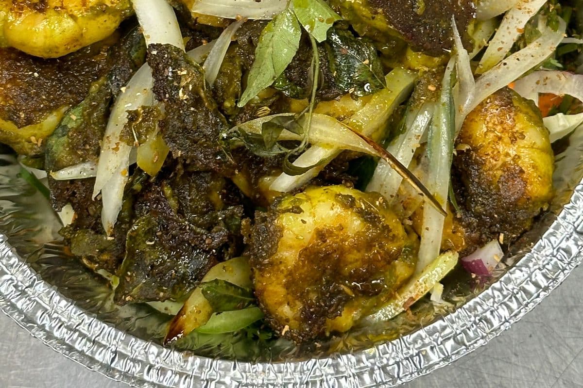Coriander Prawns