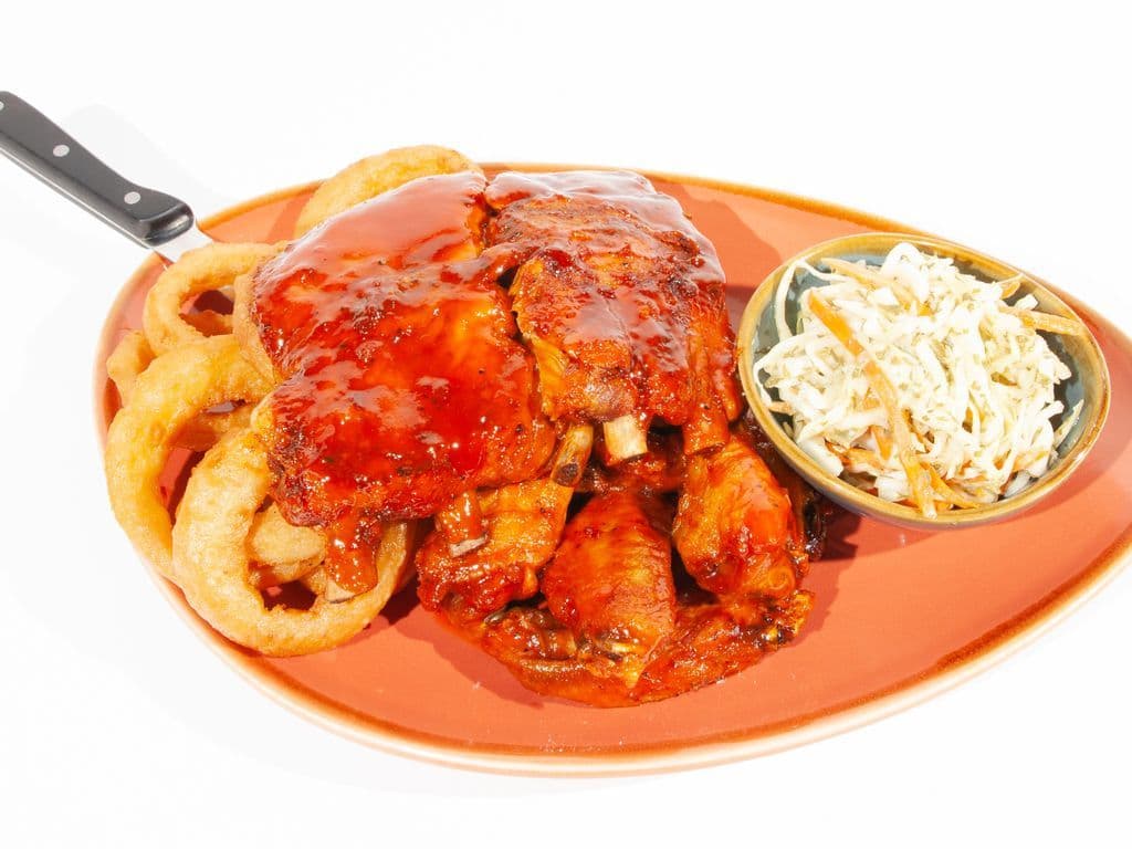 Rib and Wing (1 lb) Combo and POP