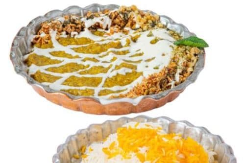 Kashk-E Bademjan with Rice