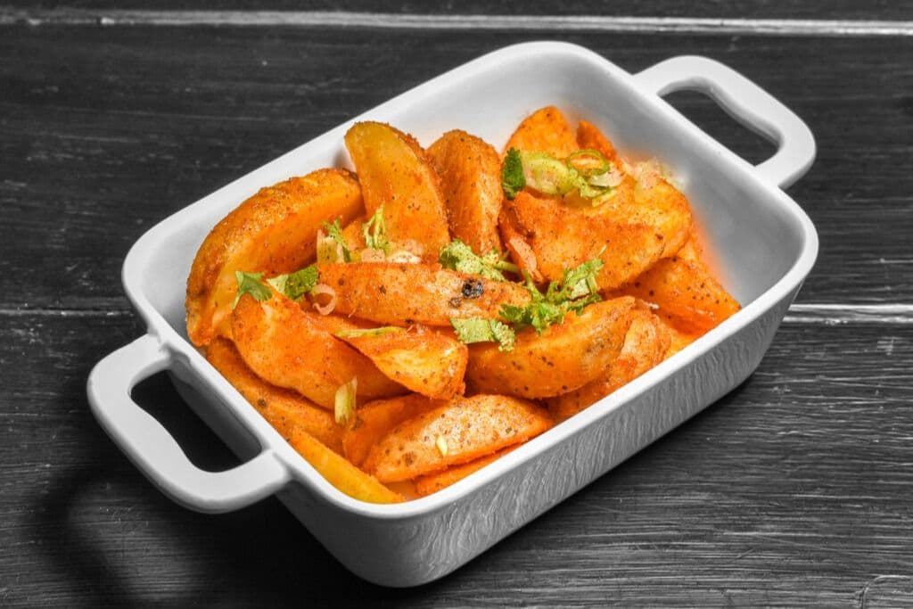 Mustang Aloo (Popular potato wedges)
