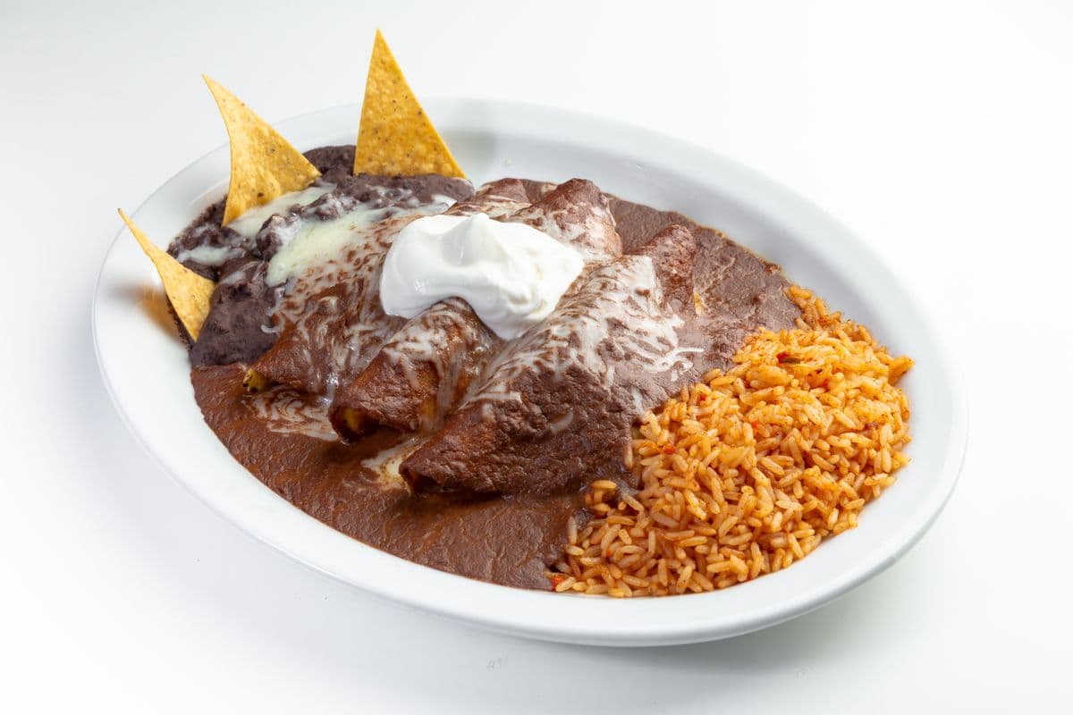 Mole Enchiladas