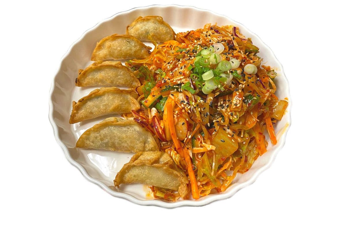Jjol Bibim Myun + Mandu