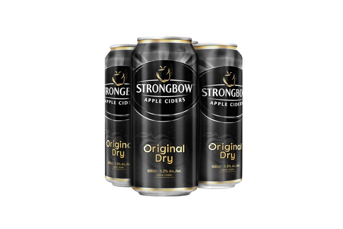 STRONGBOW APPLE CIDER 4 PACK ORIGINAL DRY (1 x 500 ML)
