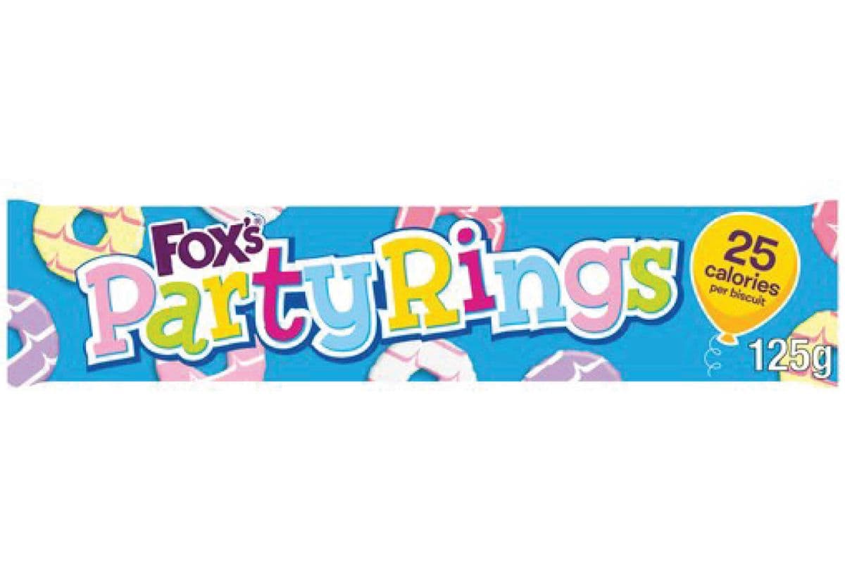 Foxs Party Rings 125g