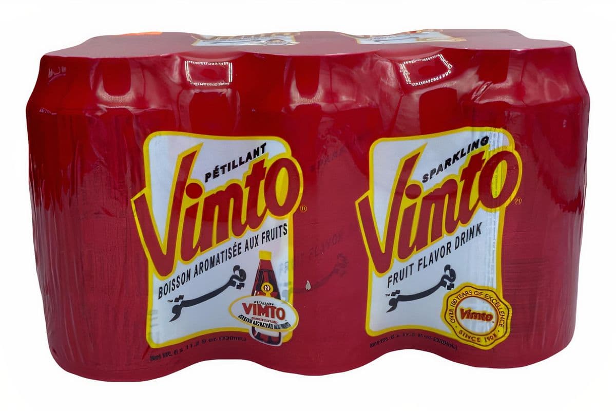 Vimto boisson à saveur fruits mousseux / Sparkling Fruit Flavour Drink (6 x 330 ml)