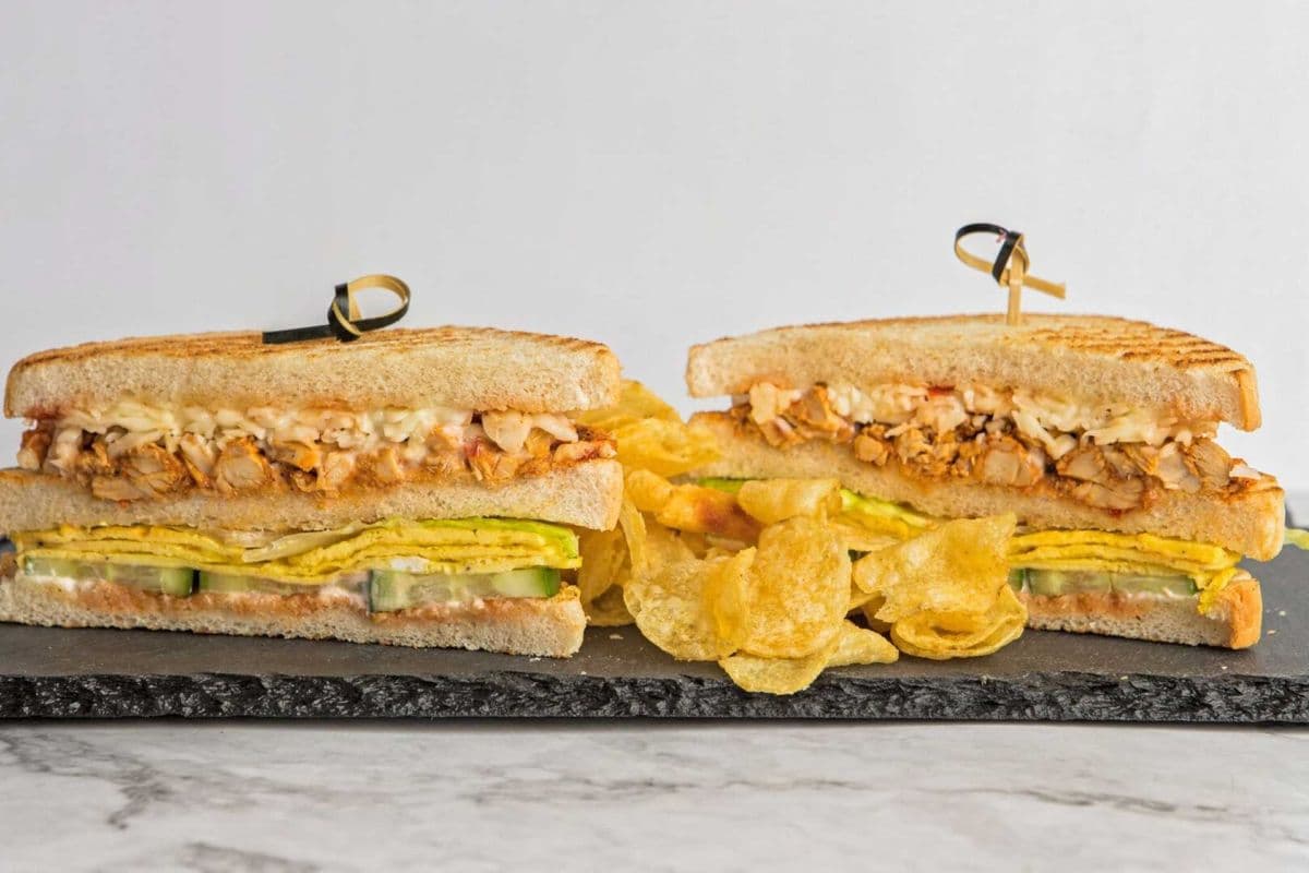 Chicken Tikka Club Sandwich