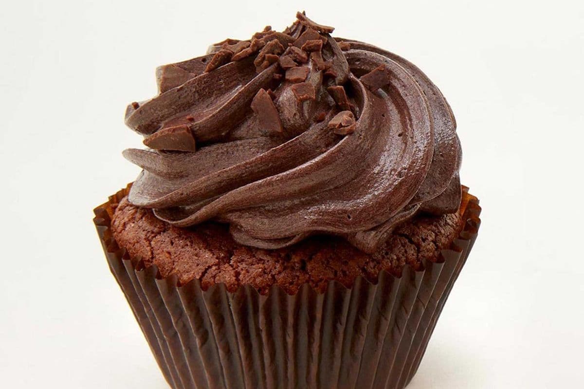 GF Chocolate Almond Cupcake