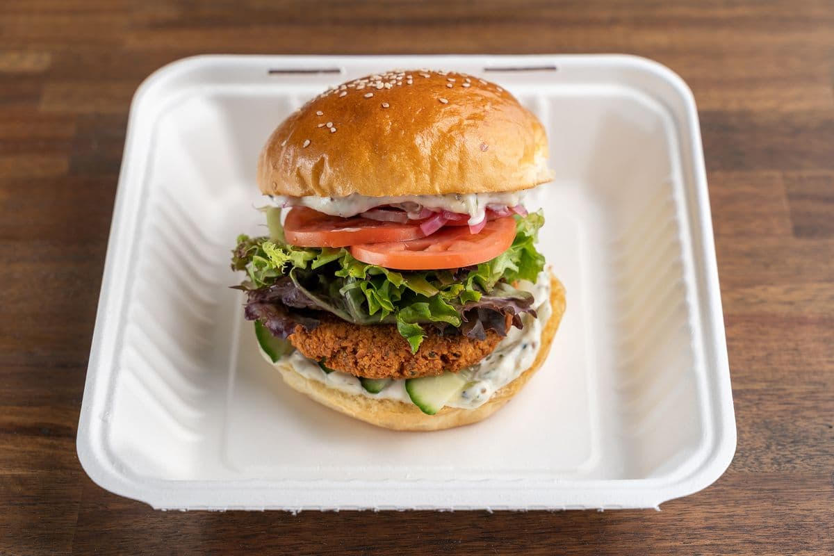Organic Chickpea Falafel Burger