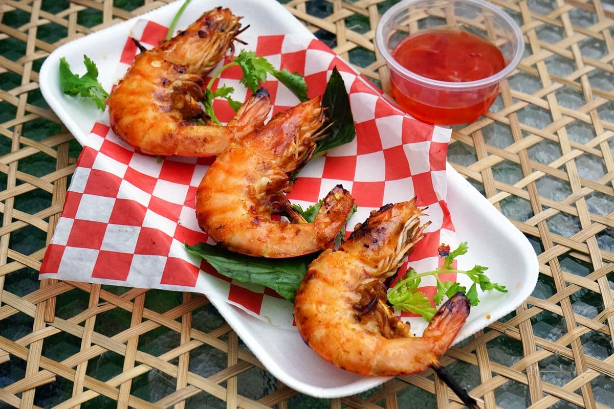 Grilled Shrimp Skewers (2 skewers)