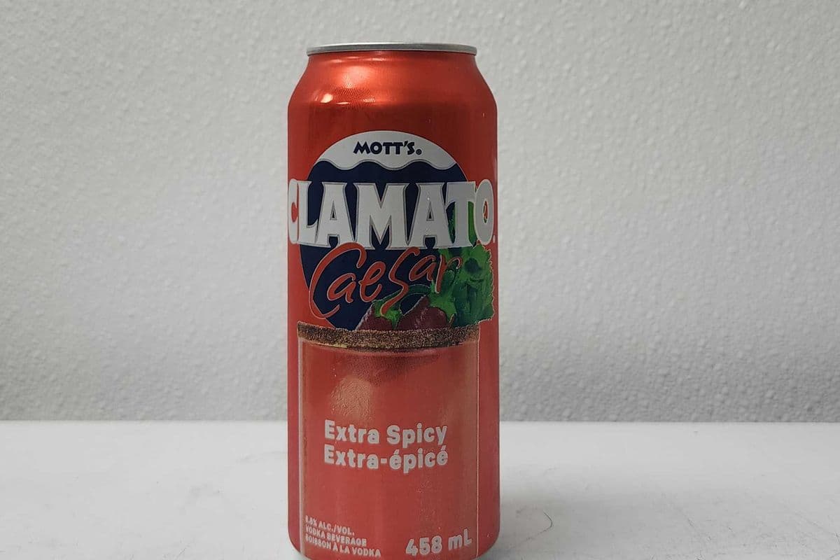 Mott's Clamato Extra Spicy (1 x 458 ml Tall Can)