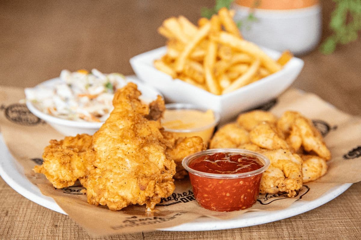 Fried Chicken & Shrimp Platter