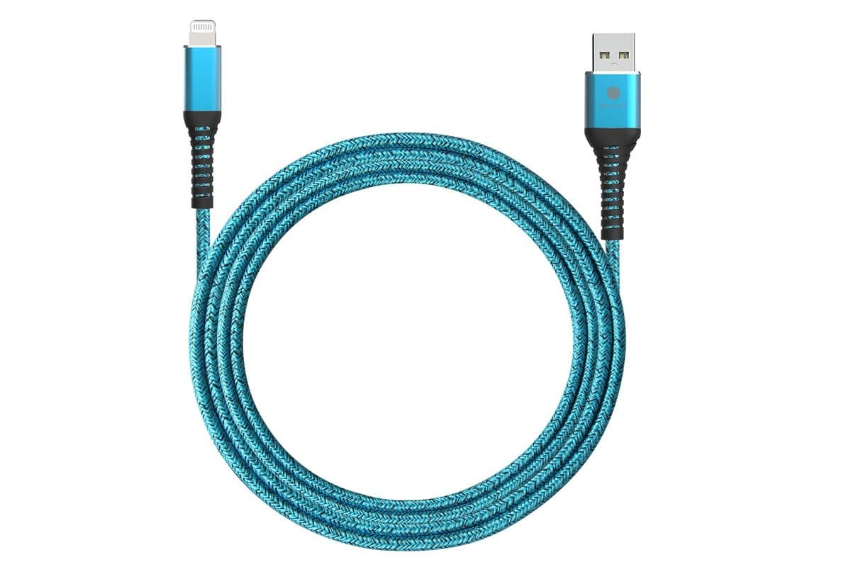 Smart câble 8-pin tressé métallique en vrac / Smart 8-Pin Braided Charging Cable