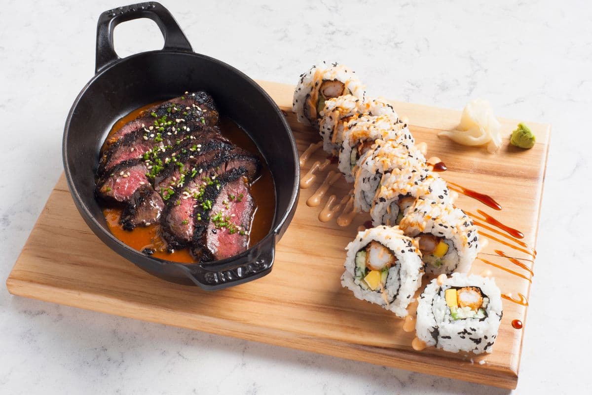 Steak and Sushi