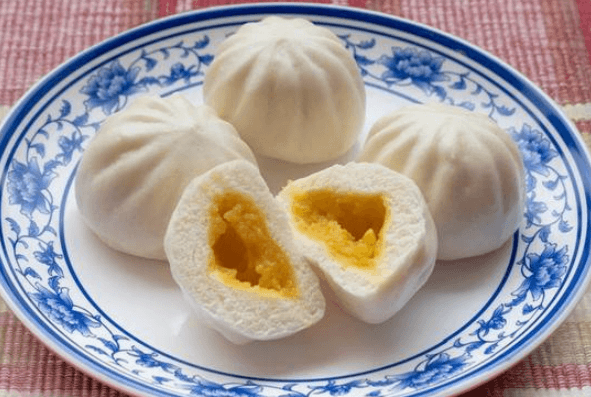 Milk Custard Buns (4) / 奶黄包 -N4