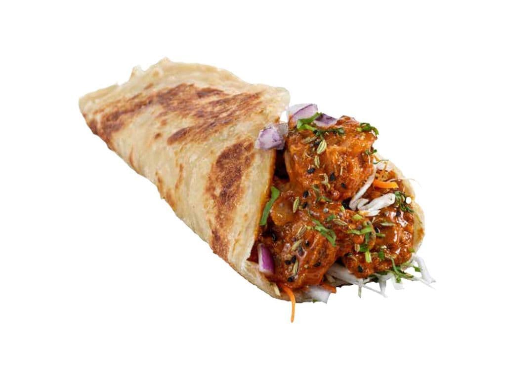Spicy Chicken Kathi Roll