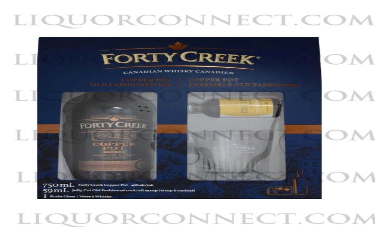 FORTY CREEK COPPER POT OLD FASHIONED KIT 750 ML (1 x 750 ML)