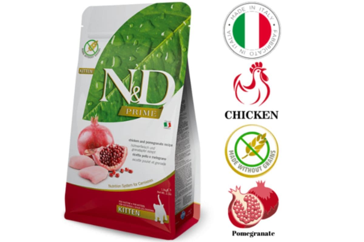 Farmina Chicken & Pomegranate Kitten Dry Food (11 lb) (11 lb)
