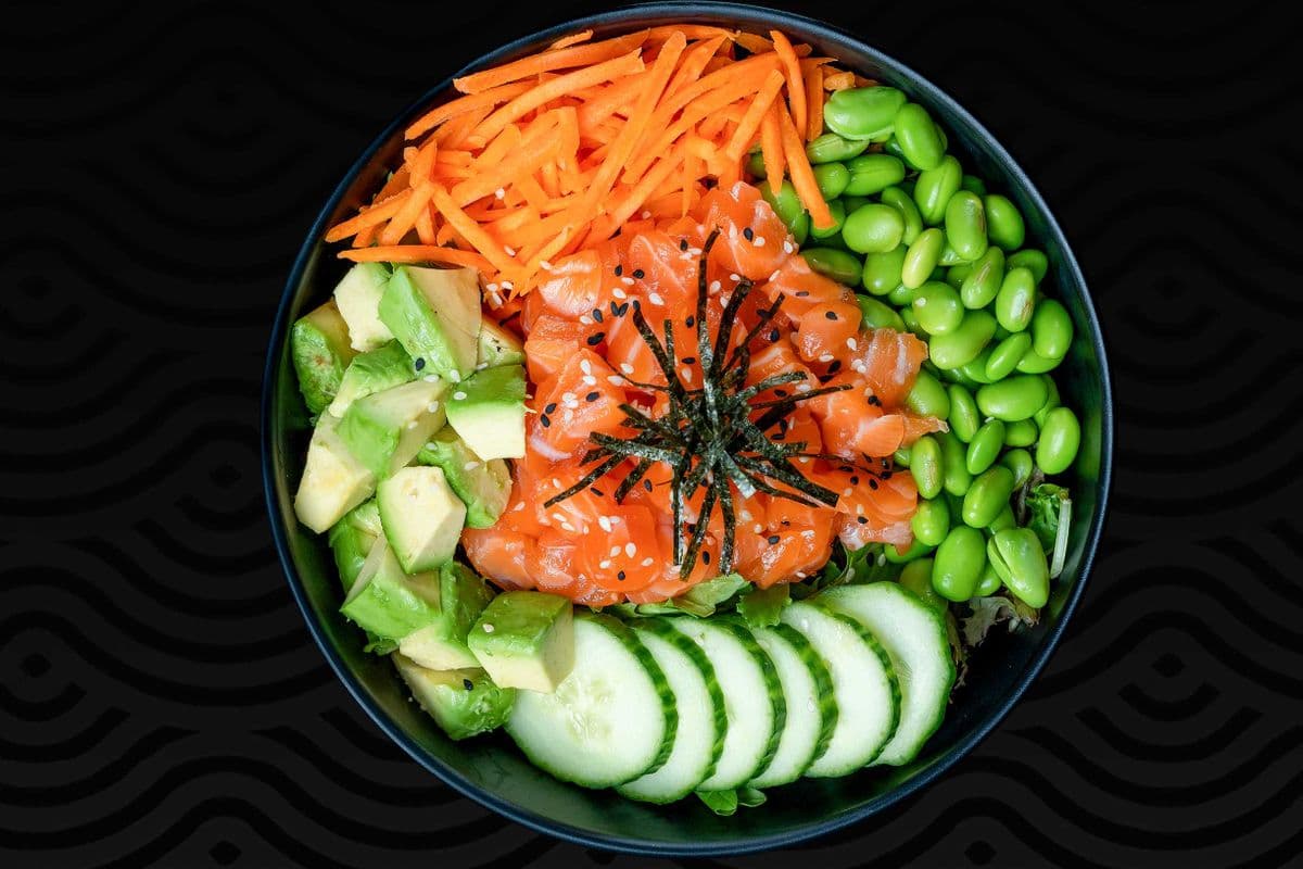 68. Poké au saumon