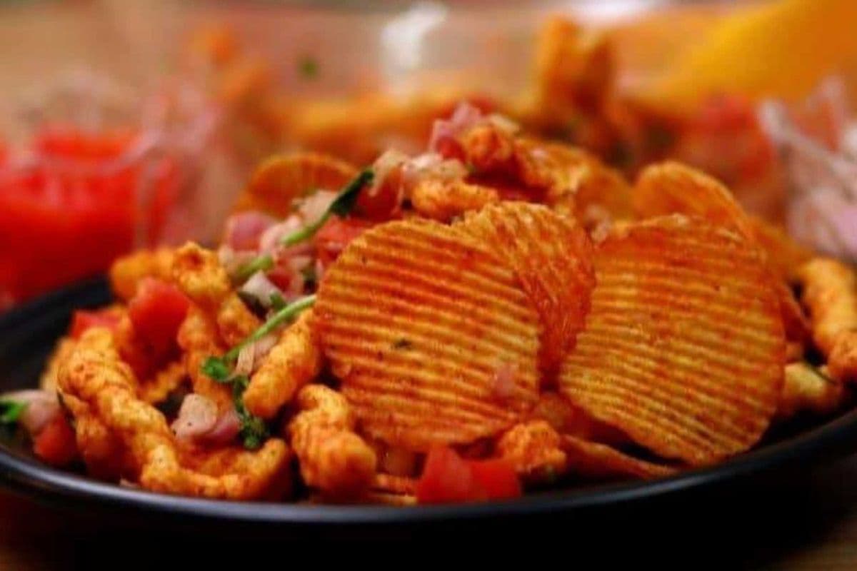 Kurkure and Lays Chaat