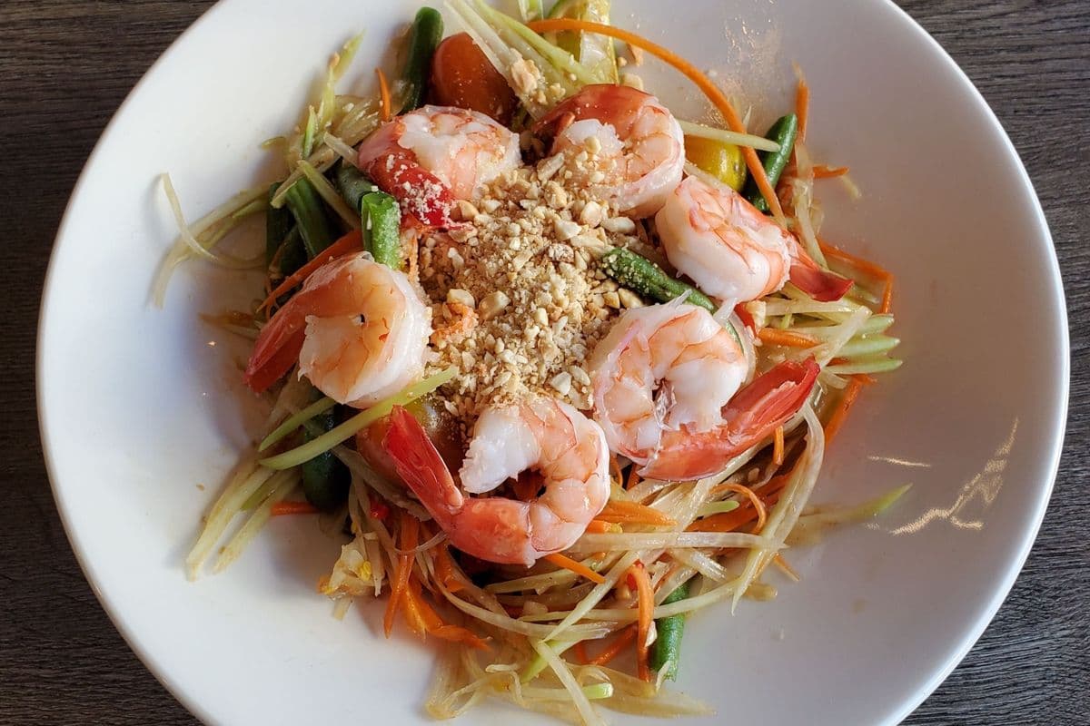 7. Thai Green Papaya Salad