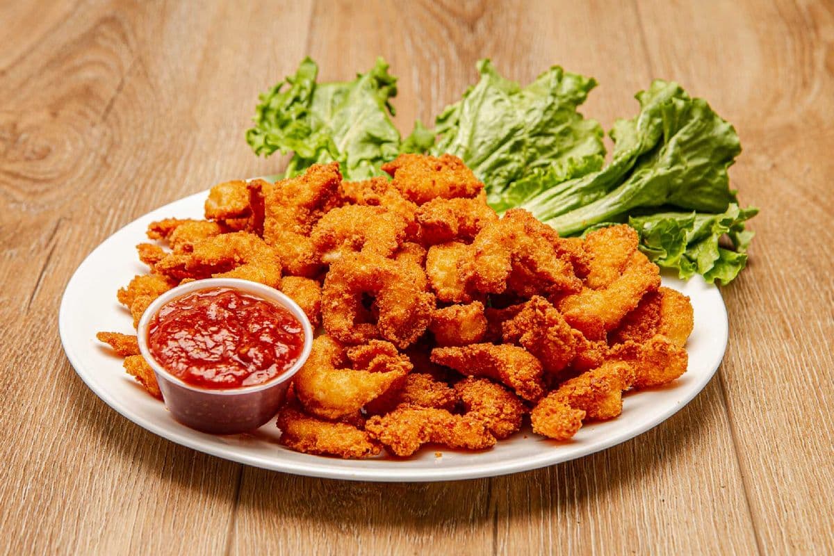 Basket of Breaded Shrimp (1/2 lb)