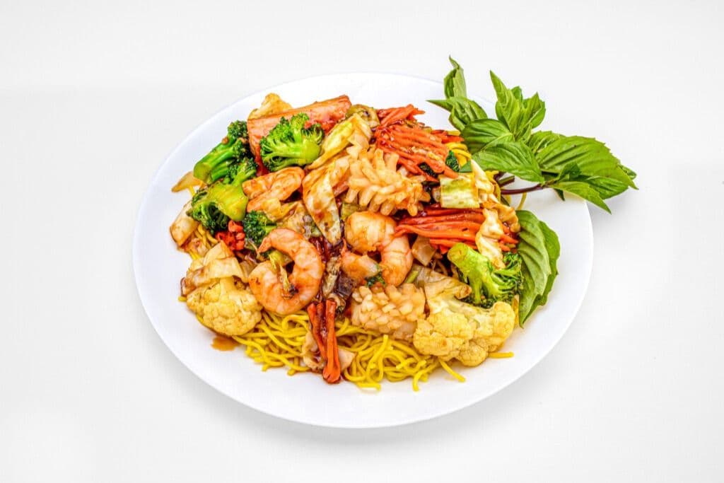 47a. Stir Fried Shrimp and Vegetables